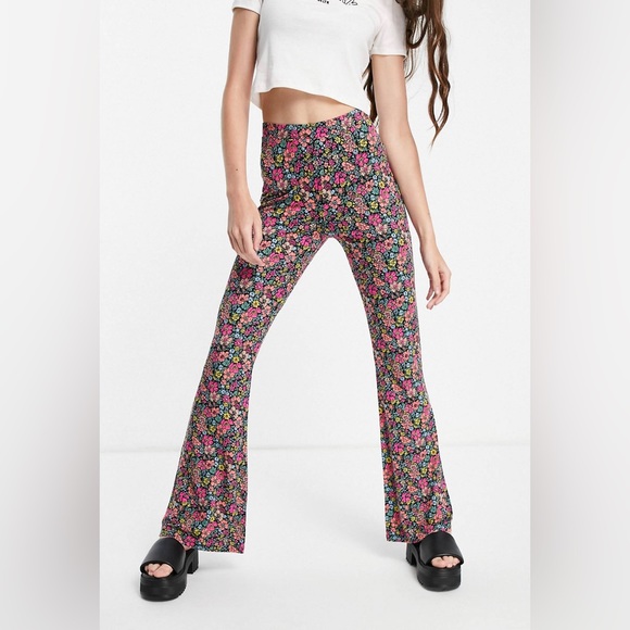AMELIA™ | Flared Floral Pants main image 0